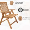 Riess-Ambiente Mehr...|Massivholz Gartenmöbel > Massiver Gartenstuhl EMPIRE TEAK Teakholz klappbar