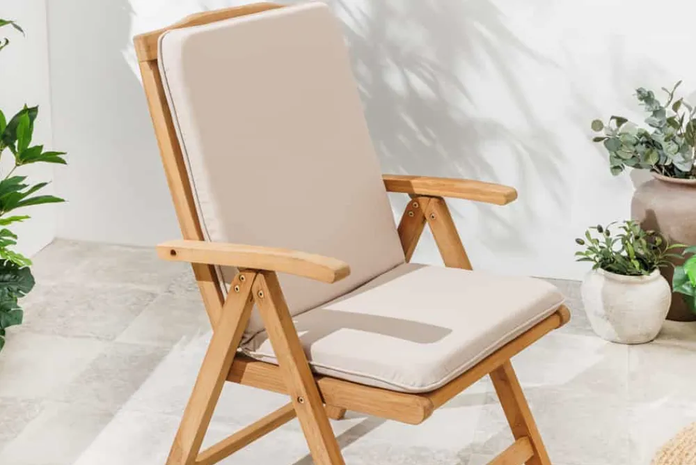 Riess-Ambiente Mehr...|Massivholz Gartenmöbel > Massiver Gartenstuhl EMPIRE TEAK Teakholz klappbar