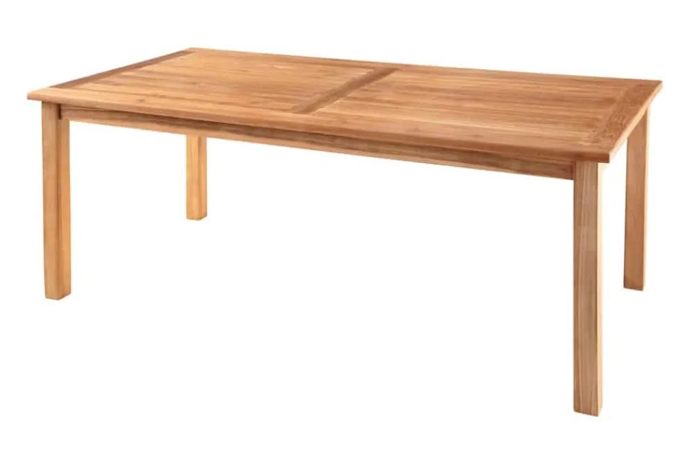 Riess-Ambiente Mehr...|Massivholz Gartenmöbel > Massiver Gartentisch EMPIRE TEAK 180cm natur Teakholz