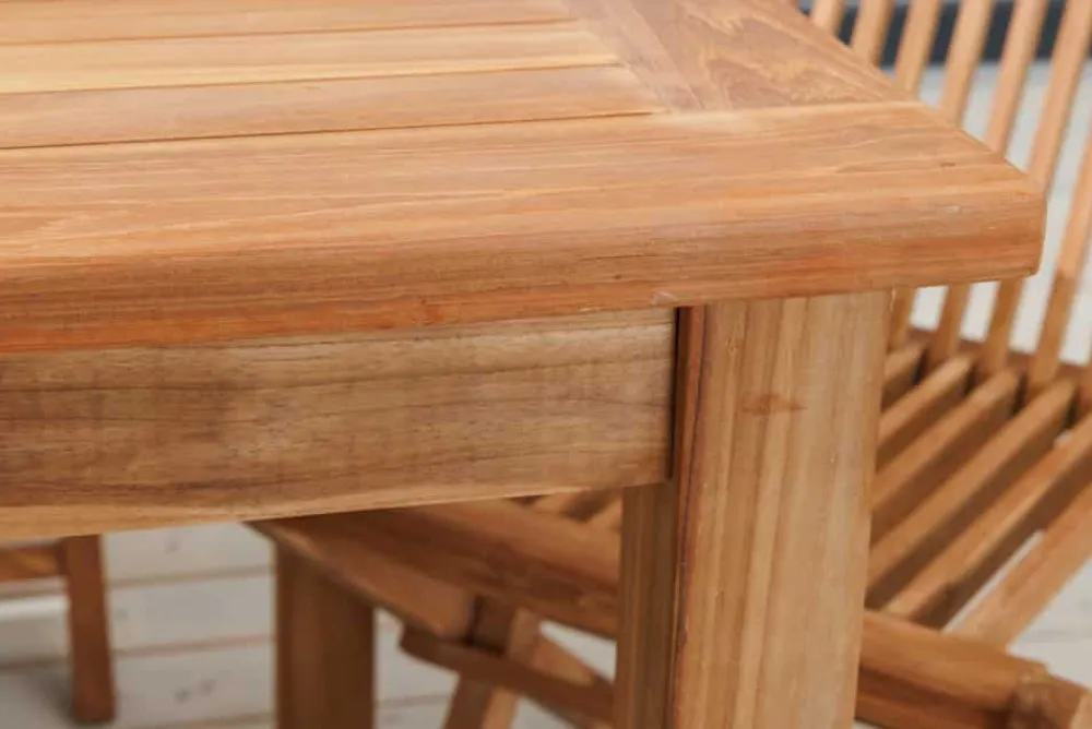 Riess-Ambiente Mehr...|Massivholz Gartenmöbel > Massiver Gartentisch EMPIRE TEAK 180cm natur Teakholz