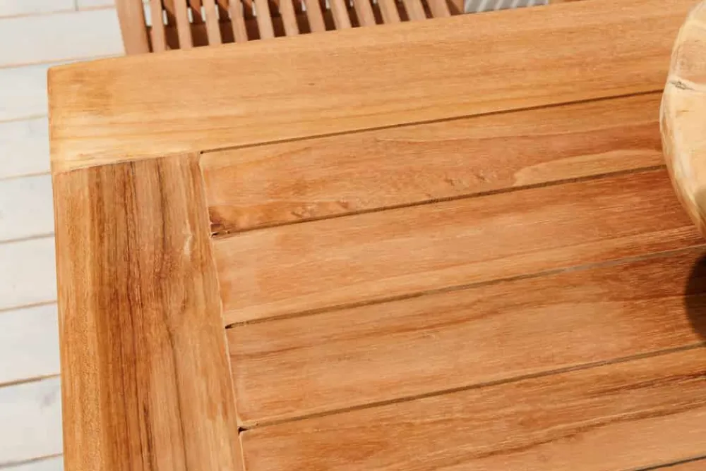 Riess-Ambiente Mehr...|Massivholz Gartenmöbel > Massiver Gartentisch EMPIRE TEAK 150cm natur Teakholz