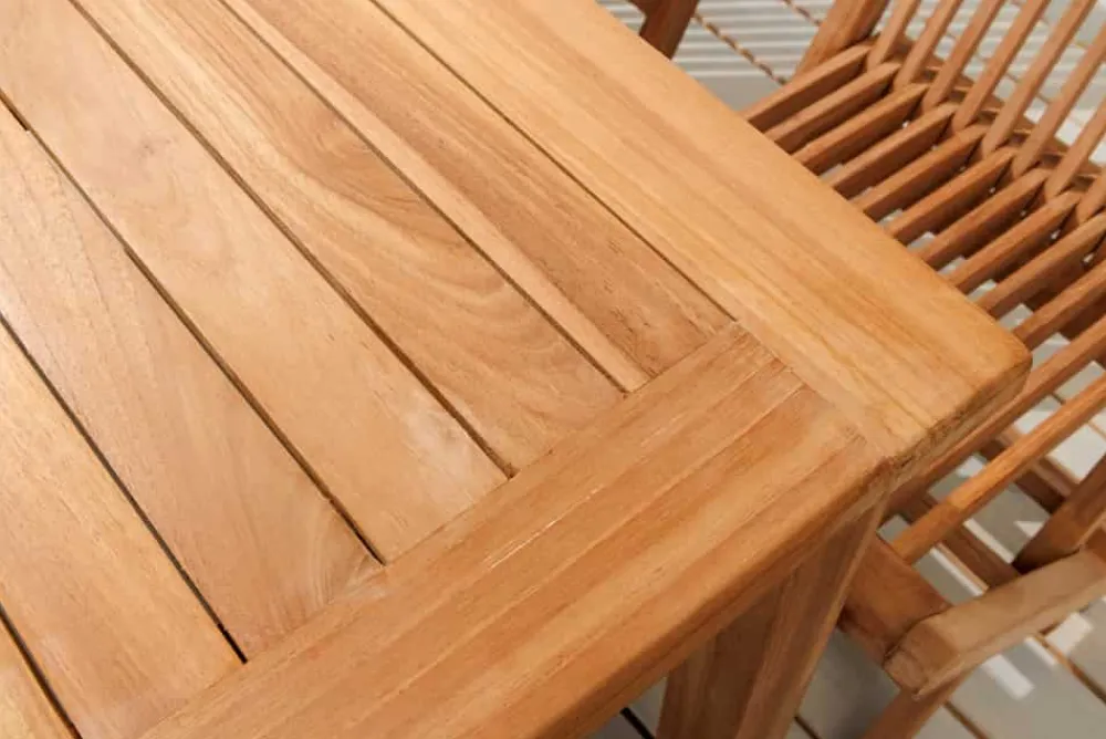 Riess-Ambiente Mehr...|Massivholz Gartenmöbel > Massiver Gartentisch EMPIRE TEAK 150cm natur Teakholz