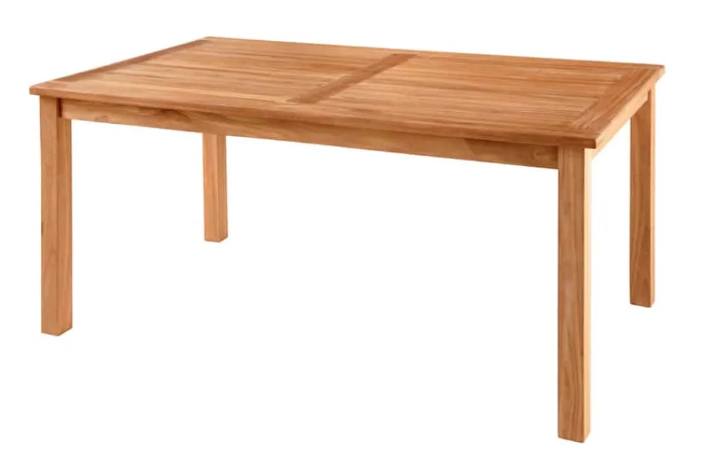 Riess-Ambiente Mehr...|Massivholz Gartenmöbel > Massiver Gartentisch EMPIRE TEAK 150cm natur Teakholz