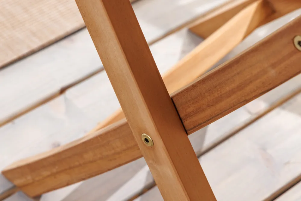 Riess-Ambiente Mehr...|Massivholz Gartenmöbel > Massiver Gartentisch EMPIRE TEAK 100cm natur Teakholz rund klappbar Outdoor Balkontisch