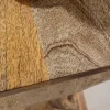 Riess-Ambiente Beistelltische > Massiver Hocker TWIST 45cm natur Mangoholz handmade Beistelltisch