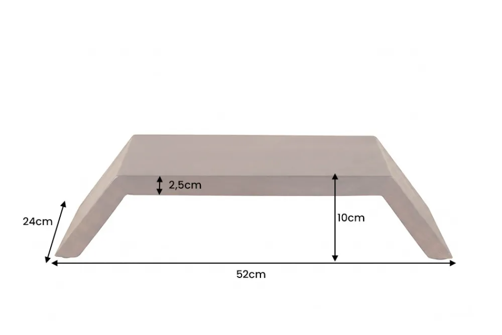 Riess-Ambiente Mehr...|Mehr... > Massiver Monitorständer GATSBY 50cm braun Mangoholz Bildschirmständer Erhöhung