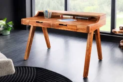 Riess-Ambiente Mehr...|Mehr... > Massiver Sekretär MONSOON 100cm natur Akazienholz Schreibtisch