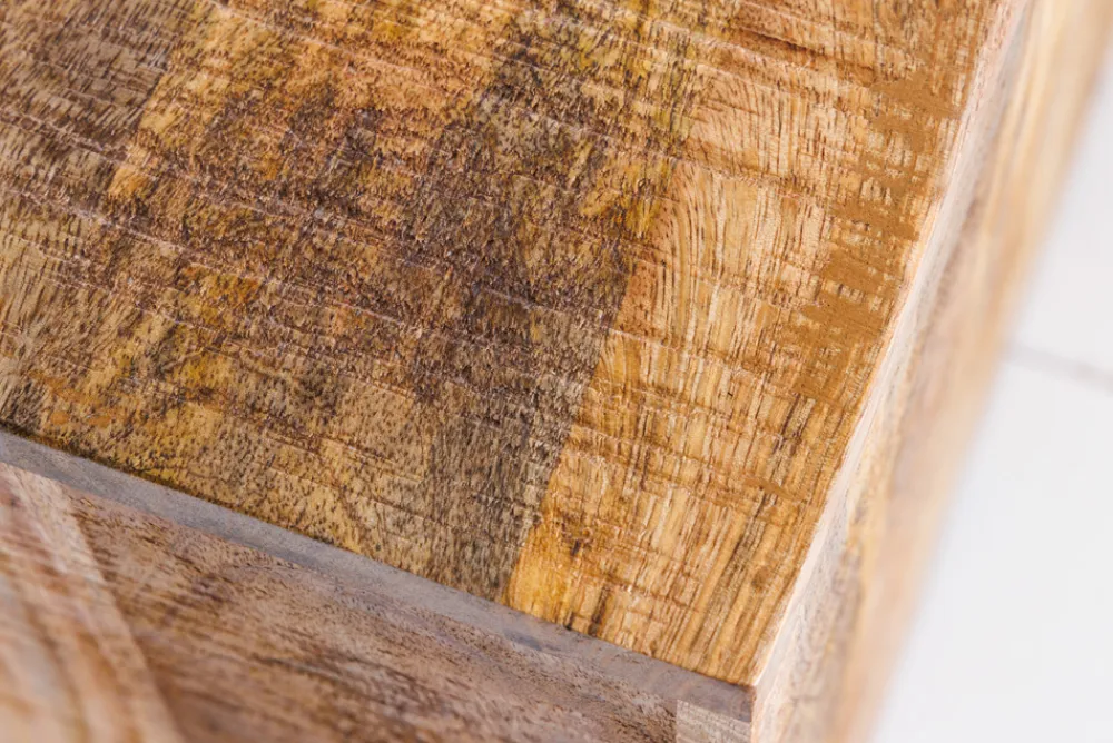 Riess-Ambiente Mehr...|Couchtische > Massives 2er Set Beistelltisch CURACAO 45cm natur Mangoholz Würfel handmade Couchtisch