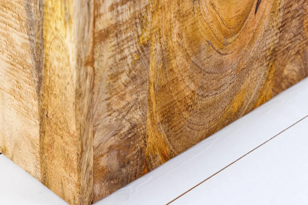 Riess-Ambiente Mehr...|Couchtische > Massives 2er Set Beistelltisch CURACAO 45cm natur Mangoholz Würfel handmade Couchtisch