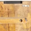 Riess-Ambiente Mehr...|Massivholzschränke > Massives Highboard SNAKE 120cm schwarz gold Mangoholz Schlangen-Design mit aufwendigen 3D Schnitzereien