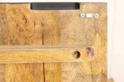 Riess-Ambiente Mehr...|Massivholzschränke > Massives Highboard SNAKE 120cm schwarz gold Mangoholz Schlangen-Design mit aufwendigen 3D Schnitzereien