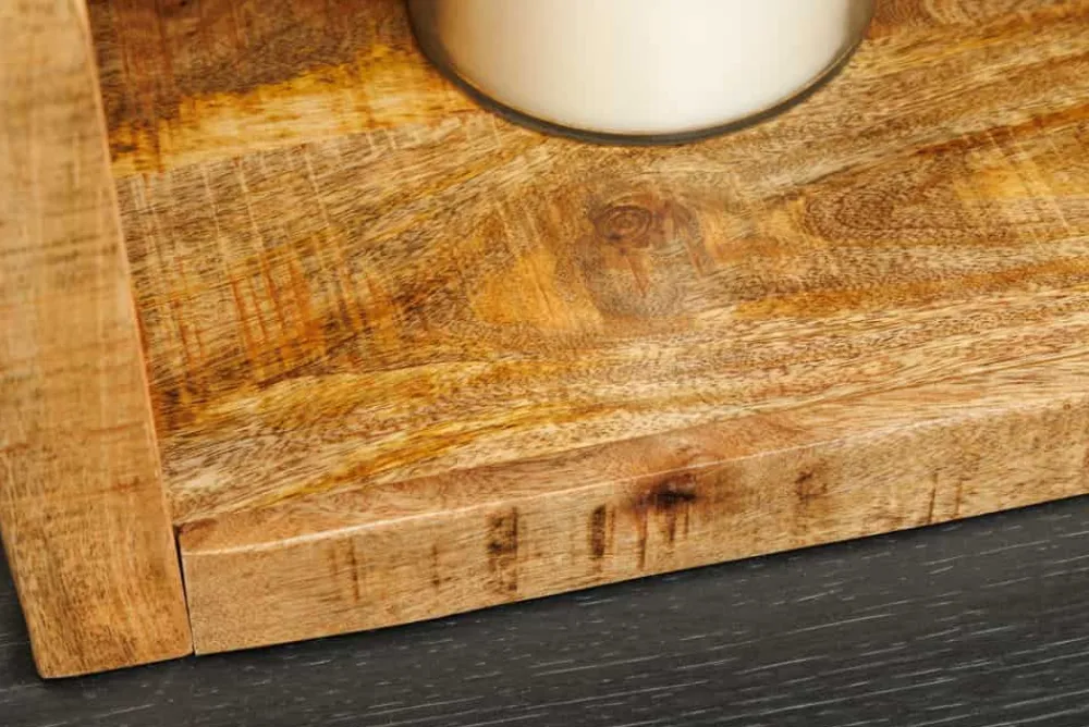 Riess-Ambiente Mehr...|Standregale > Massives Regal IRON CRAFT 160cm natur Mangoholz Bücherregal sechzehn Fächer