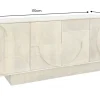Riess-Ambiente Sideboards & Kommoden|Mehr... > Massives Sideboard ART DECO 170cm weiß gekälkt Mangoholz 3D-Front handmade