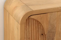 Riess-Ambiente Sideboards & Kommoden|Mehr... > Massives Sideboard ART DECO 170cm cream finish beige Mangoholz abgerundet