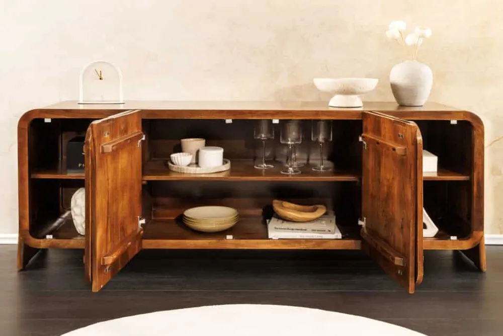 Riess-Ambiente Mehr...|Sideboards & Kommoden > Massives Sideboard BRASIL 175cm braun Mangoholz sechs Fächer