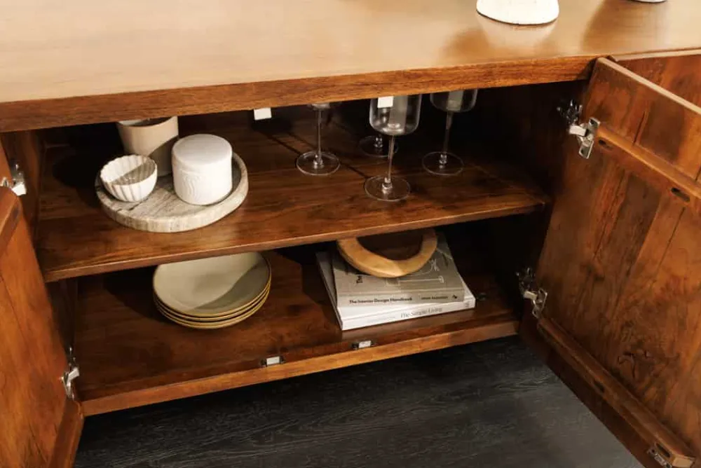 Riess-Ambiente Mehr...|Sideboards & Kommoden > Massives Sideboard BRASIL 175cm braun Mangoholz sechs Fächer