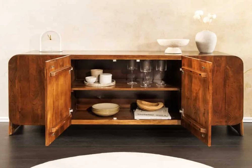 Riess-Ambiente Mehr...|Sideboards & Kommoden > Massives Sideboard BRASIL 175cm braun Mangoholz sechs Fächer