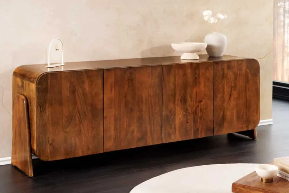 Riess-Ambiente Mehr...|Sideboards & Kommoden > Massives Sideboard BRASIL 175cm braun Mangoholz sechs Fächer