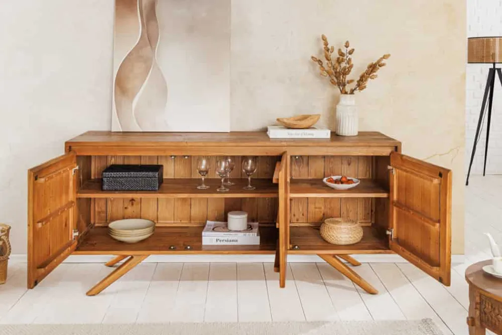 Riess-Ambiente Mehr...|Massivholzschränke > Massives Sideboard FINCA 150cm vintage braun recyceltes Pinienholz