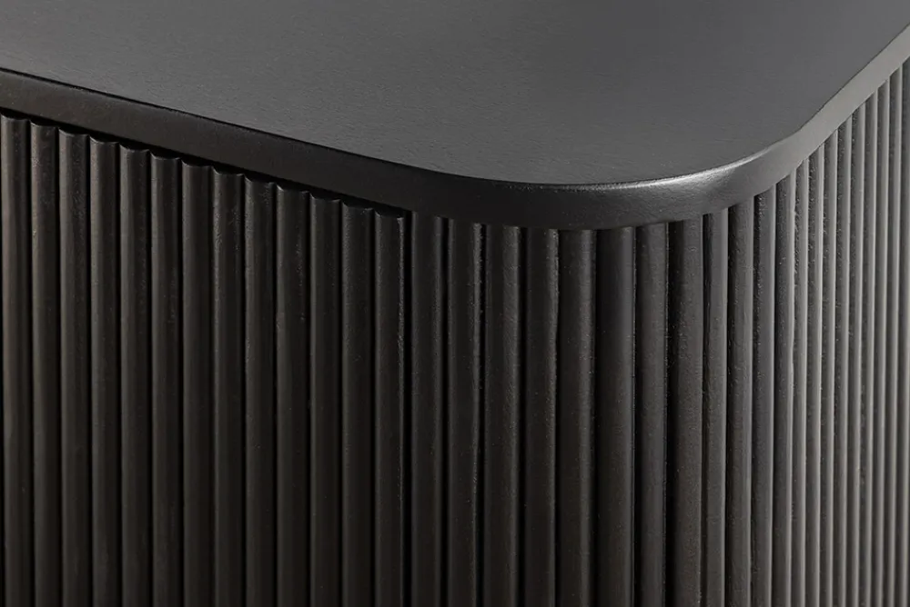 Riess-Ambiente Mehr...|Retro Möbel > Massives Sideboard GATSBY 160cm schwarz gold Mangoholz Retro handmade