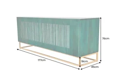 Riess-Ambiente Goldene Möbel|Industrial Loft ><noscript><img width=