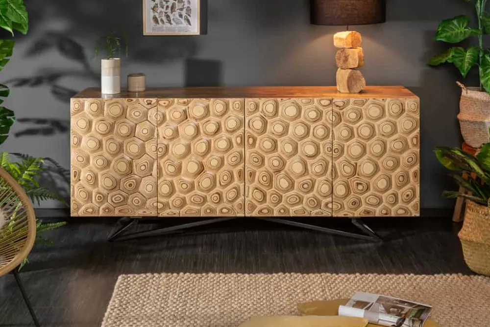 Riess-Ambiente Mehr...|Sideboards & Kommoden > Massives Sideboard ORGANIC LIVING 175cm Mangoholz organisches Design