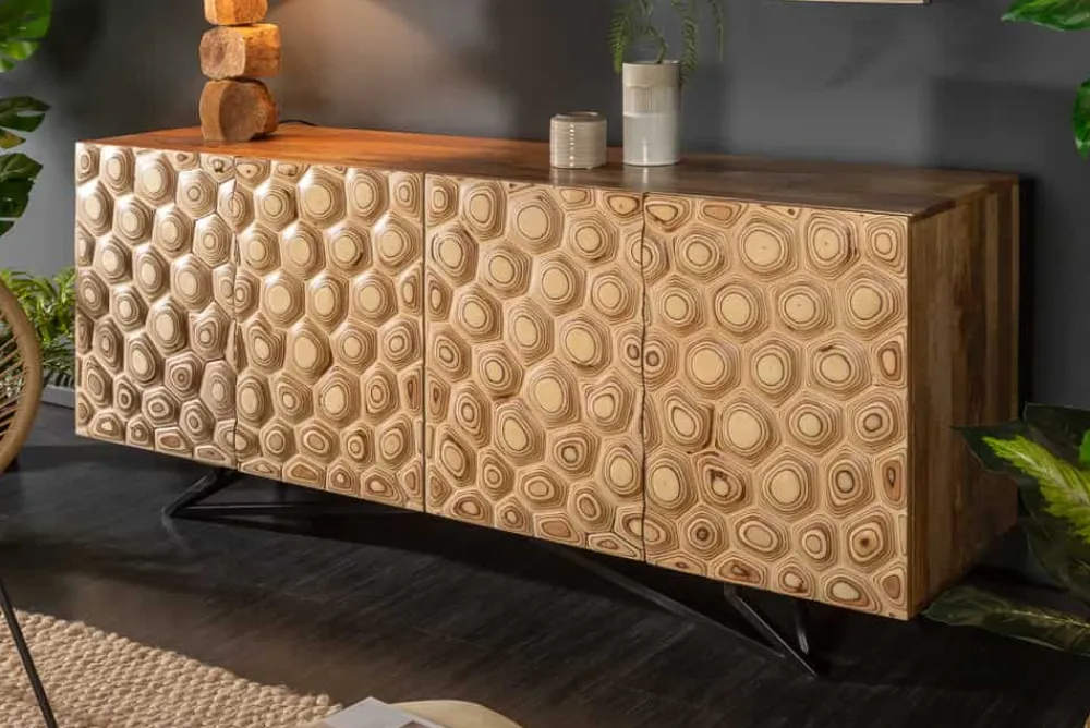 Riess-Ambiente Mehr...|Sideboards & Kommoden > Massives Sideboard ORGANIC LIVING 175cm Mangoholz organisches Design