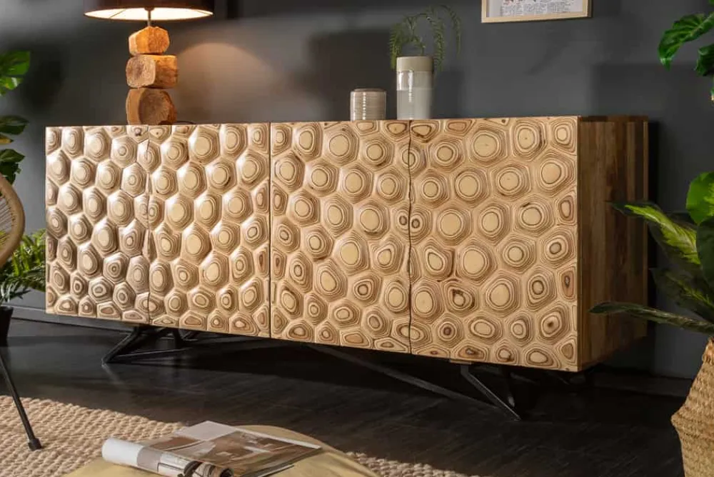 Riess-Ambiente Mehr...|Sideboards & Kommoden > Massives Sideboard ORGANIC LIVING 175cm Mangoholz organisches Design