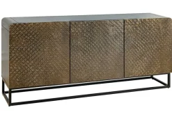 Riess-Ambiente Mehr...|Massivholzschränke > Massives Sideboard SNAKE 160cm braun Mangoholz mit 3D Schnitzereien schwarz Schlangen-Design