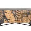 Riess-Ambiente Mehr...|Sideboards & Kommoden > Massives Sideboard TROPICAL 160cm grau Mangoholz florales Design Boho Metallgestell