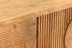 Riess-Ambiente Tv- & Lowboards|Mehr... > Massives TV-Board ART DECO 170cm cream finish beige Mangoholz abgerundet