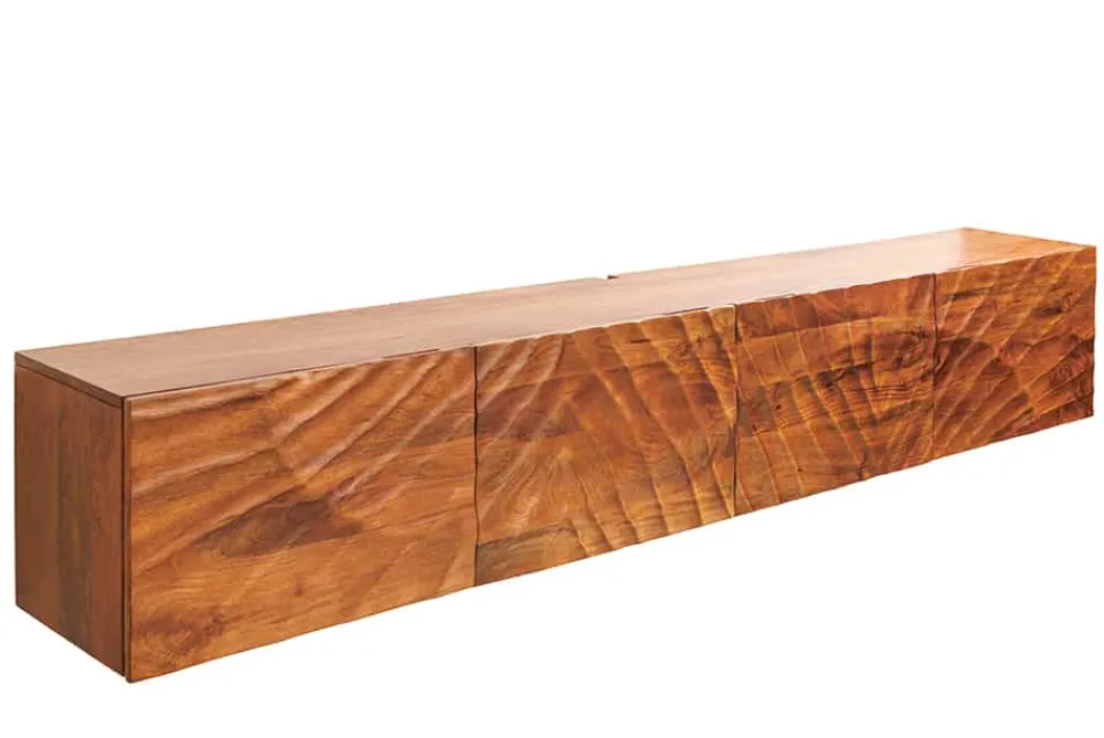 Riess-Ambiente Mehr...|Industrial Loft > Massives TV-Board SCORPION 200cm braun Mangoholz hängend Lowboard