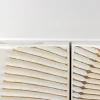 Riess-Ambiente Mehr...|Goldene Möbel > Massives TV-Lowboard GOLDEN SUNSET 180cm weiß gold Mangoholz 3D Schnitzereien Metallfüße