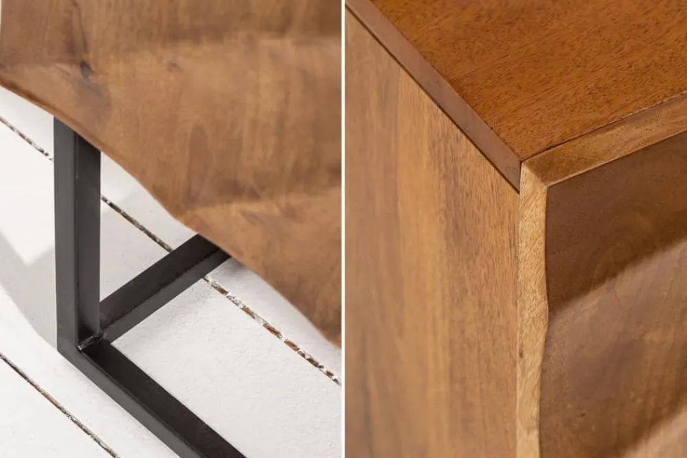 Riess-Ambiente Mehr...|Industrial Loft > Massives TV-Lowboard SCORPION 160cm Mangoholz aufwendige 3D Schnitzereien