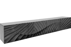 Riess-Ambiente Mehr...|Massivholzschränke > Massives TV-Lowboard SCORPION 200cm schwarz hängend Mangoholz 3D-Design