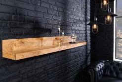 Riess-Ambiente Mehr...|Wandregale > Massives Wandregal MAKASSAR 140cm natur Mangoholz handmade