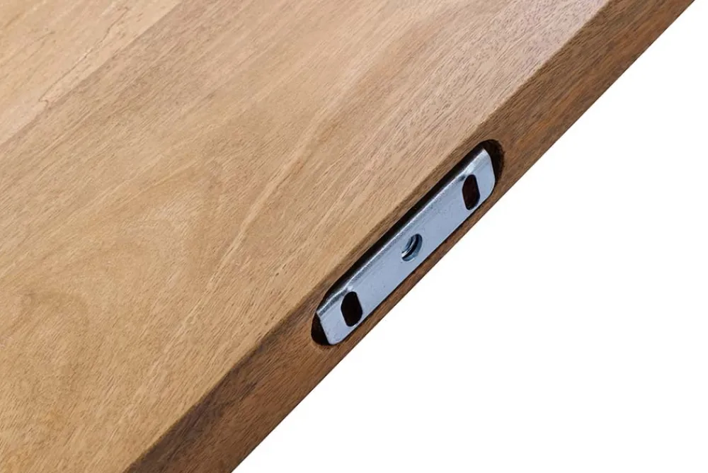 Riess-Ambiente Mehr...|Wandregale > Massives Wandregal PURE 60cm Mango natur cream finish Mangoholz Steckregal