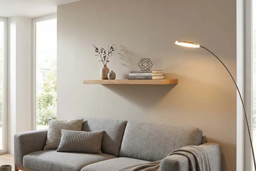 Riess-Ambiente Mehr...|Wandregale > Massives Wandregal PURE 60cm Mango natur cream finish Mangoholz Steckregal