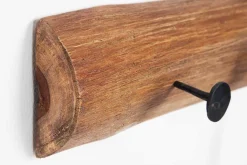 Riess-Ambiente Mehr...|Mehr... > Massive Wandgarderobe HEMINGWAY 50cm natur aus recyceltem Teakholz
