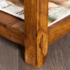Riess-Ambiente Beistelltische|Mehr... > Massivholz Beistelltisch MAKASSAR 70cm braun Sheesham stone finish mit Stauraum