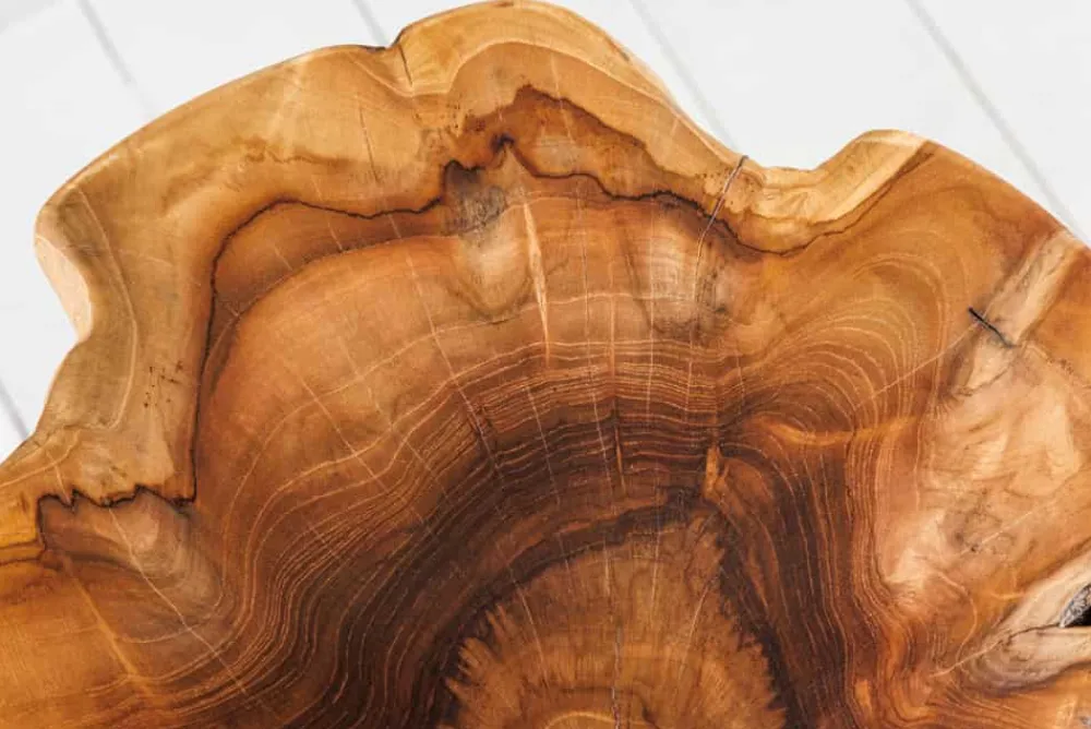 Riess-Ambiente Beistelltische|Mehr... > Massivholz Beistelltisch ROOT 70cm natur Teak aus Wurzelholz im Stelzen-Design