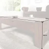 Riess-Ambiente Mehr...|Couchtische > Massivholz Couchtisch MARKANT 100cm braun Sheesham stone finish Schublade Stauraum