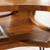 Riess-Ambiente Mehr...|Couchtische > Massivholz Couchtisch ORGANIC LIVING 100cm braun Sheesham stone finish Hairpin Legs