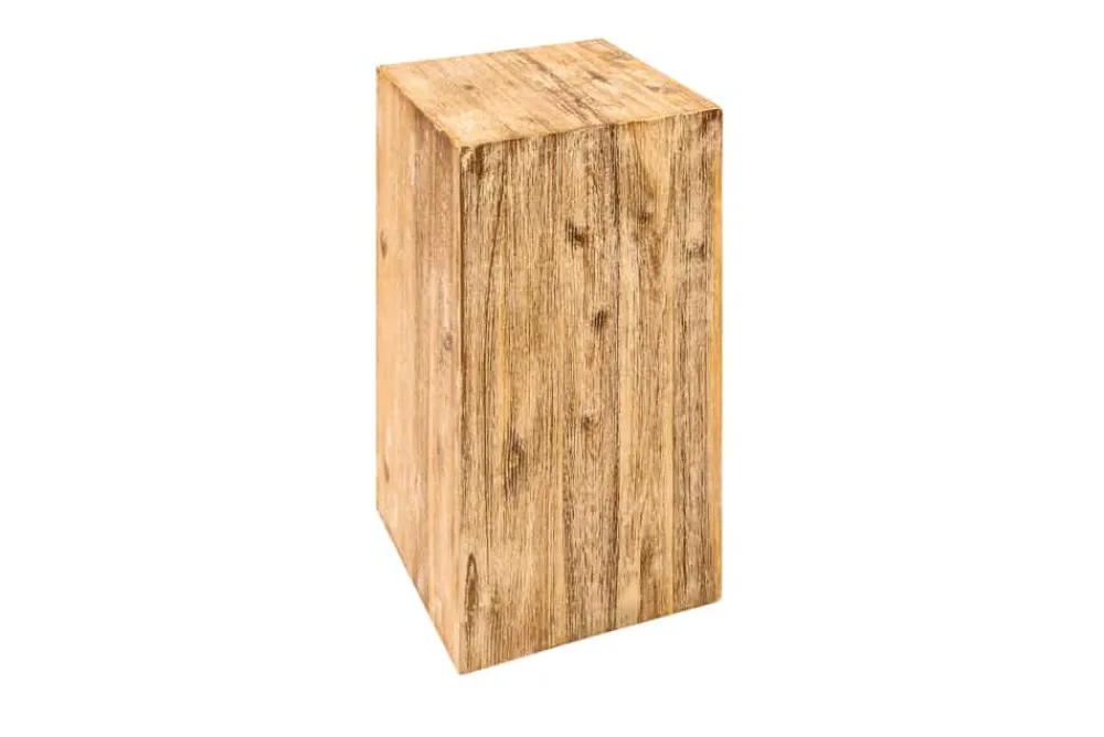 Riess-Ambiente Mehr...|Wohnaccessoires > Massivholz Dekosäule COLUMNA 50cm Akazie teak-grau gekälkt Beistelltisch
