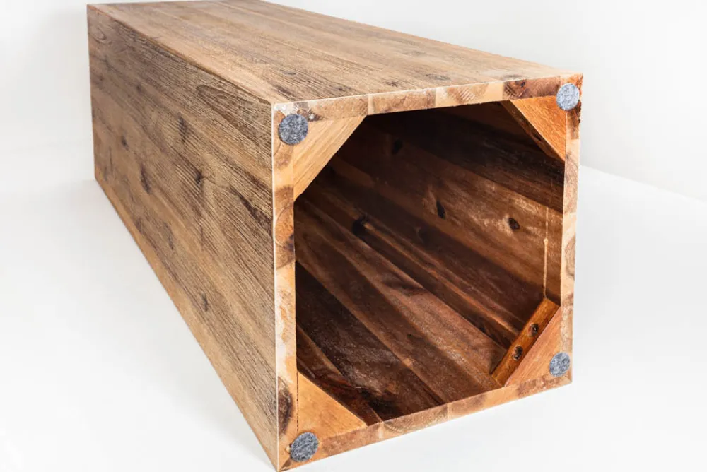 Riess-Ambiente Mehr...|Wohnaccessoires > Massivholz Dekosäule COLUMNA 50cm Akazie teak-grau gekälkt Beistelltisch