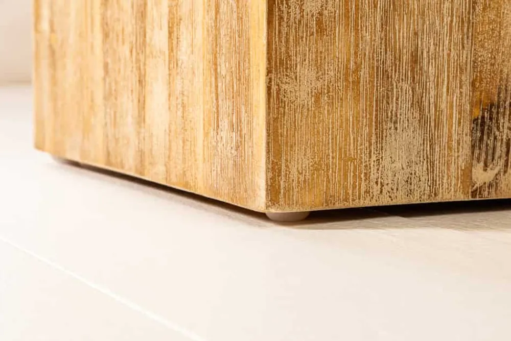 Riess-Ambiente Mehr...|Wohnaccessoires > Massivholz Dekosäule COLUMNA 75cm Akazie teakgrau gekälkt Beistelltisch