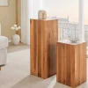 Riess-Ambiente Mehr...|Wohnaccessoires > Massivholz Dekosäule COLUMNA 50cm braun Akazie Beistelltisch