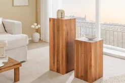 Riess-Ambiente Mehr...|Wohnaccessoires > Massivholz Dekosäule COLUMNA 50cm braun Akazie Beistelltisch