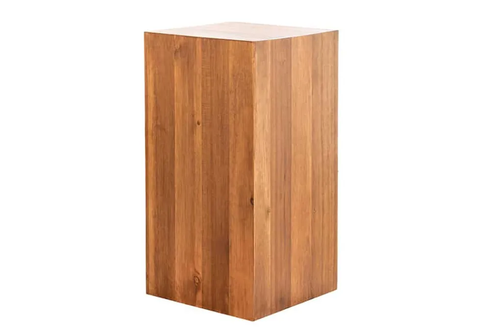 Riess-Ambiente Mehr...|Wohnaccessoires > Massivholz Dekosäule COLUMNA 50cm braun Akazie Beistelltisch