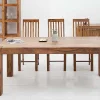Riess-Ambiente Mehr...|Massivholzesstische > Massivholz Esstisch MAKASSAR 200cm braun Sheesham stone finish Holzbeine rechteckig